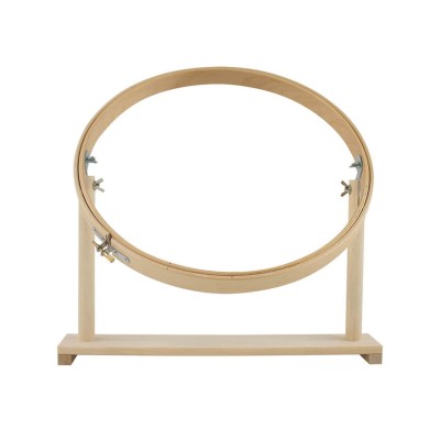 Bastidor de madera con pie para bordar de Creative