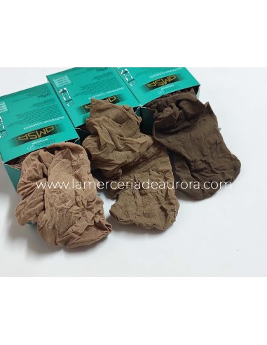 Panty espuma velato GREEN 20 EXTRALARGE 092 de OMSA - LIDO - CARAMELLO - CASTORO