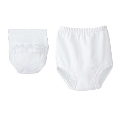 Braguita lisa cubrepañal con volantes 1671 de Calamaro - ROJO 2