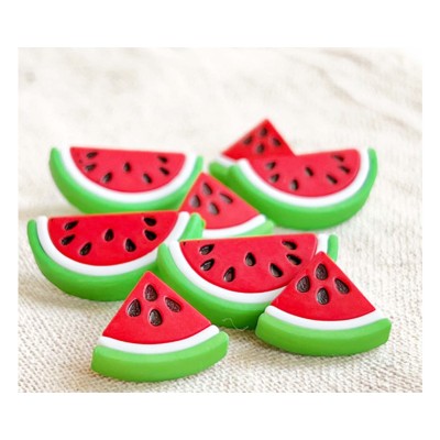 Botones decorativos Watermelons (8 piezas) de Dress It Up 2