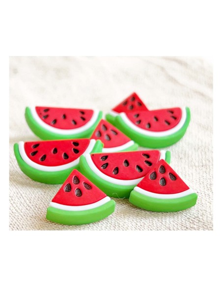 Botones decorativos Watermelons (8 piezas) de Dress It Up
