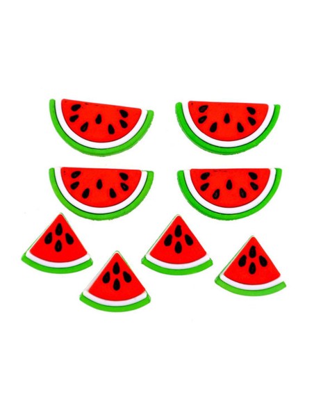 Botones decorativos Watermelons (8 piezas) de Dress It Up
