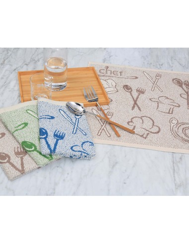 Paños de cocina rizo algodón Chef (pack 3 uds) de BH