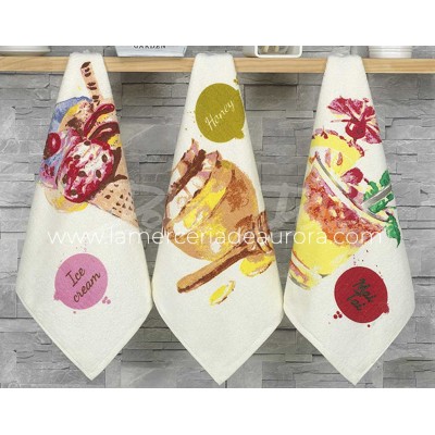 Paños de cocina fantasía rizo algodón 166 de Dolz