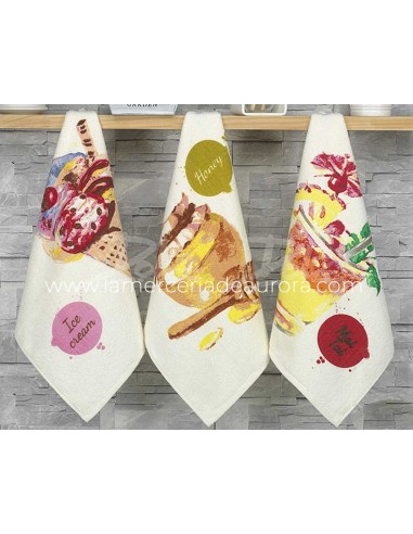 Paños de cocina fantasía rizo algodón 166 de Dolz
