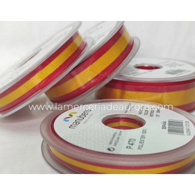 Cinta bandera de España (rollo 25 metros) de Manubens