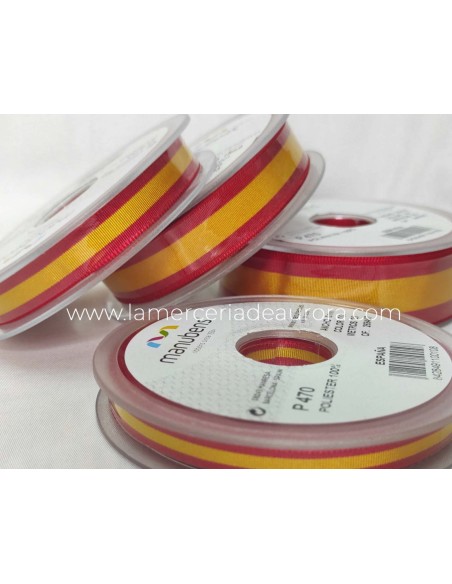 Cinta bandera de España (rollo 25 metros) de Manubens