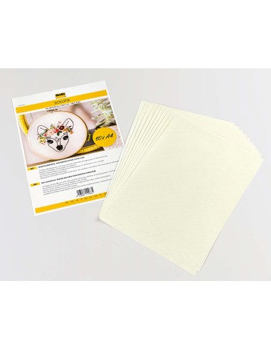 Solufix, estabilizador autoadhesivo para bordados (210x297mm) de Vlieseline