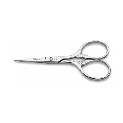 Tijera bordar (9cm) Cuerno de la Abundancia de 3 Claveles