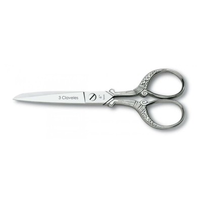 Tijera costura (15cm) Cuerno de la Abundancia de 3 Claveles