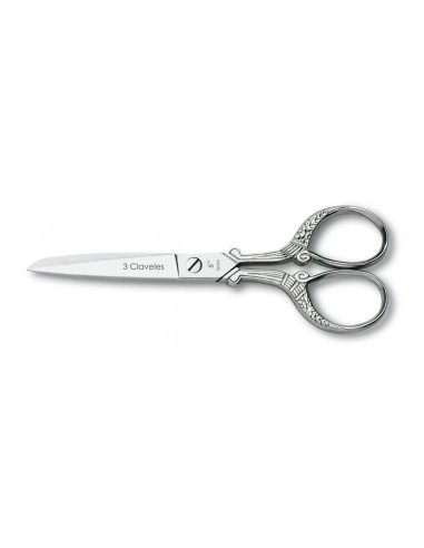 Tijera costura (15cm) Cuerno de la Abundancia de 3 Claveles