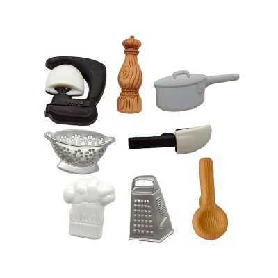 Botones Master Chef (8 piezas) de Dress It Up