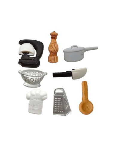 Botones Master Chef (8 piezas) de Dress It Up