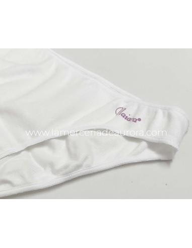Bikini bajo liso algodón 269 de Naiara