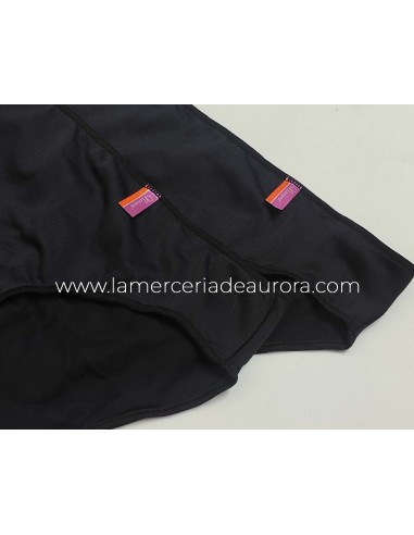 Braga bikini lisa poliamida (2 uds) 880 de Naiara - NEGRO