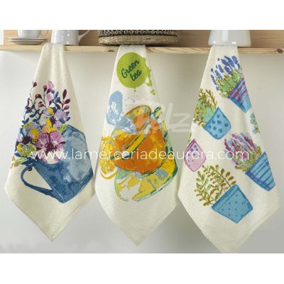 Paños de cocina fantasía rizo algodón 164 de Dolz