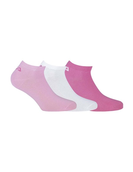 Calcetines deporte invisibles Pink (pack 3 pares) F9100 de Fila