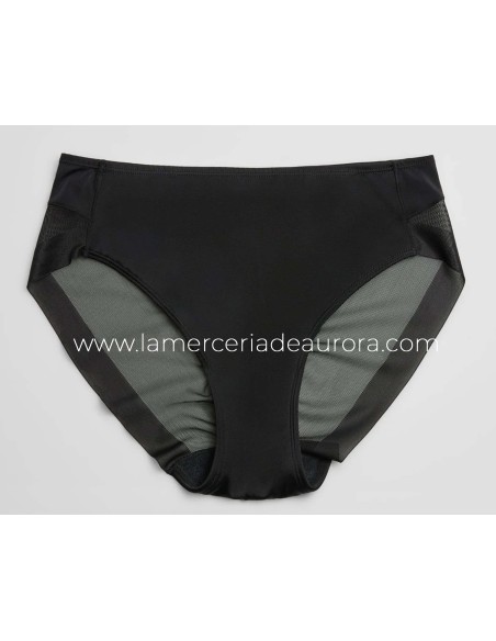 Braga midi efecto tanga 19601 de Ysabel Mora - NEGRO