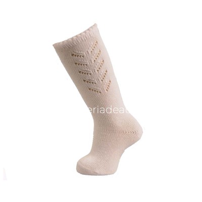 Calcetín alto infantil fantasía calado 519 de Lepetit -...