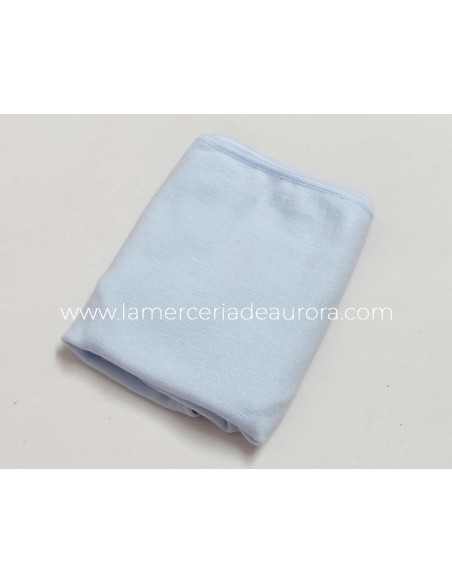 Braga niña canalé algodón 225 de Naiara - CELESTE