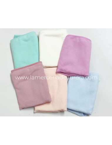 Braga niña canalé algodón 225 de Naiara - TURQUESA - MARFIL - ORQUÍDEA - MAQUILLAJE - ROSÉ - CELESTE