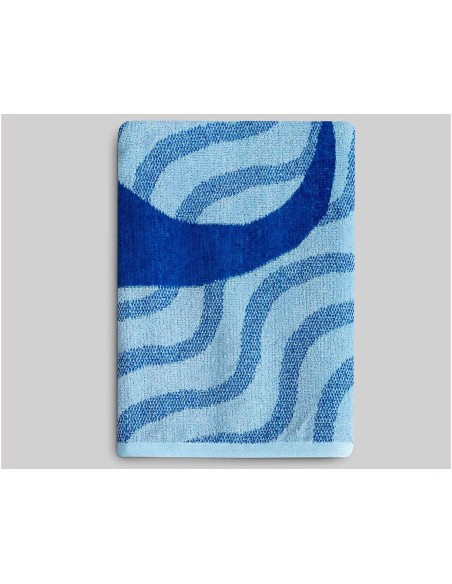 Toalla playa rizo algodón (85x165cm) Cangrejo de Deskarao