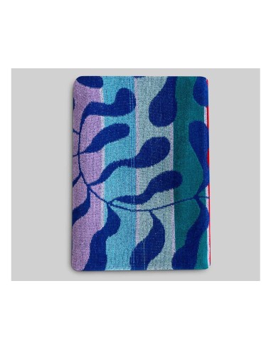 Toalla playa rizo algodón (85x165cm) Aqua de...