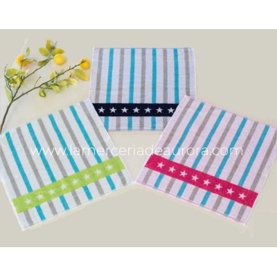 Paños de cocina rizo algodón Rayas y estrellas de Barceló...