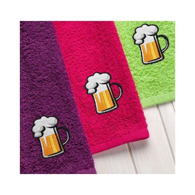 Estuche 3 paños cocina rizo algodón Cerveza de Barceló