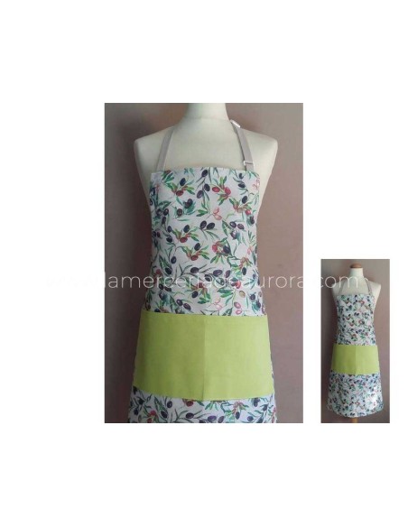 Delantal de cocina estampado Aceitunas de Pedret