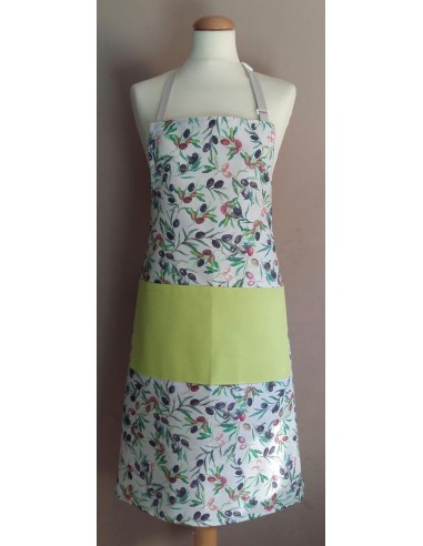 Delantal de cocina estampado Aceitunas de Pedret