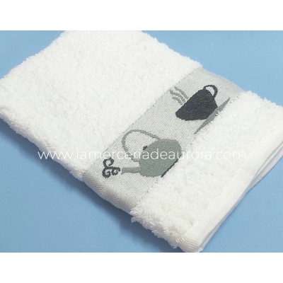 Paños TETERAS de Atenas - GRIS - BLANCO - CRUDO - MARRÓN CLARO 2