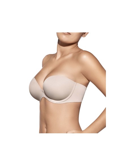 Sujetador Dana copa B con aros y relleno de Selene - TIERRA