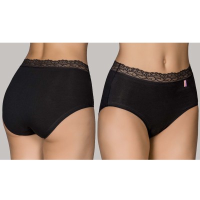 Braga algodón cintura blonda 232 de Naiara - NEGRO