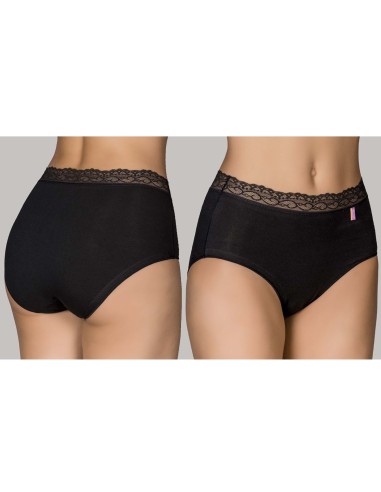 Braga algodón cintura blonda 232 de Naiara - NEGRO