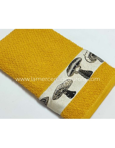 Paños de cocina rizo algodón Boletus de Atenas - AMARILLO