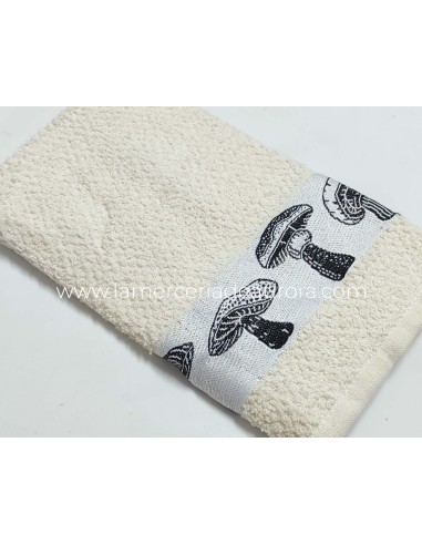 Paños de cocina rizo algodón Boletus de Atenas - CRUDO