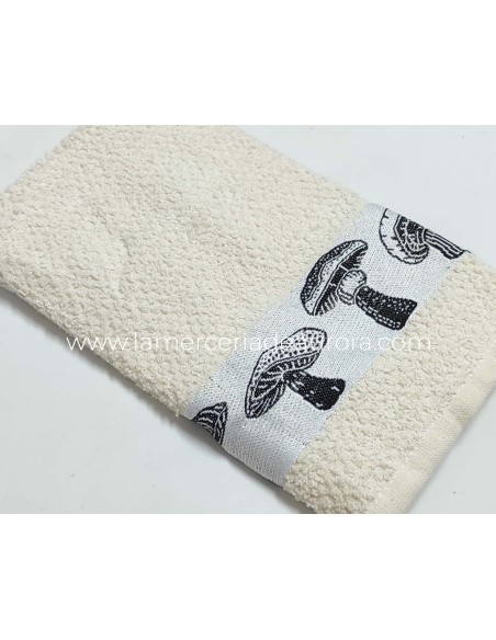 Paños de cocina rizo algodón Boletus de Atenas - CRUDO