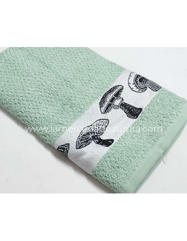 Paños de cocina rizo algodón Boletus de Atenas - VERDE