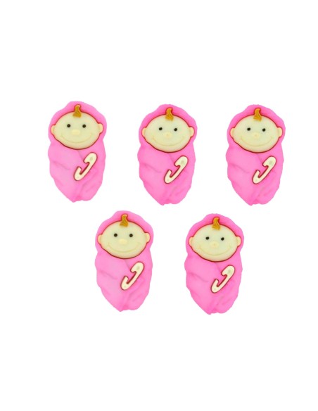 Botones Baby Girls (5 piezas) de Dress It Up