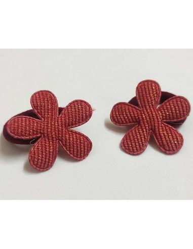 Coletero pelo Flor pana lurex - TEJA