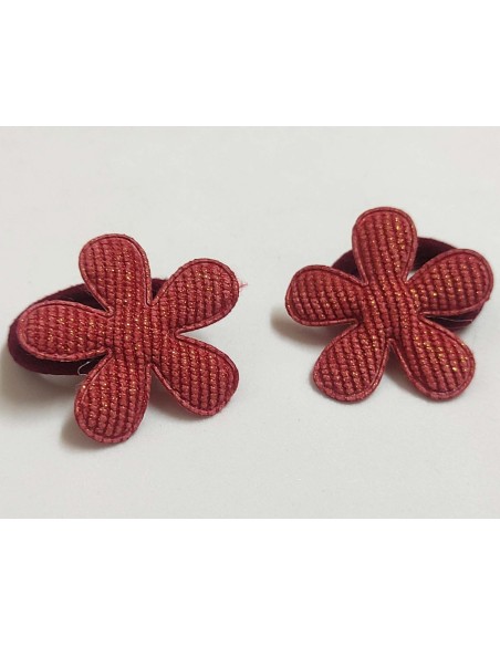 Coletero pelo Flor pana lurex - TEJA