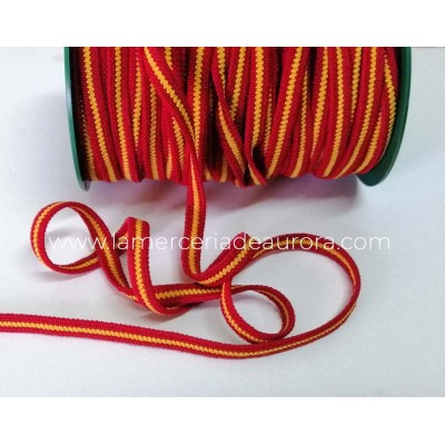 Goma elástica bandera de España 5mm 2