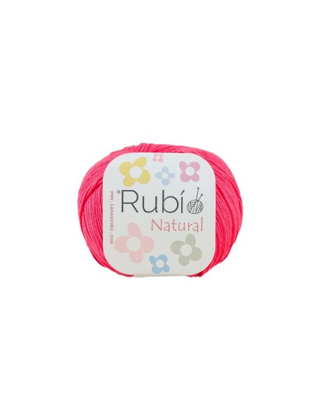 Rubí natural 50 g. (VHA04) algodón 100% - 027