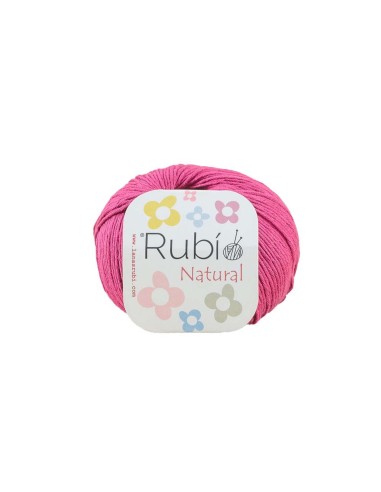 Rubí natural 50 g. (VHA04) algodón 100% - 028