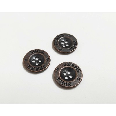 Botón metal 4 agujeros para vaqueros (16mm) 2