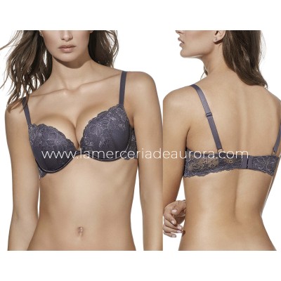 Sujetador Noelia copa C con aros y relleno push-up de Selene