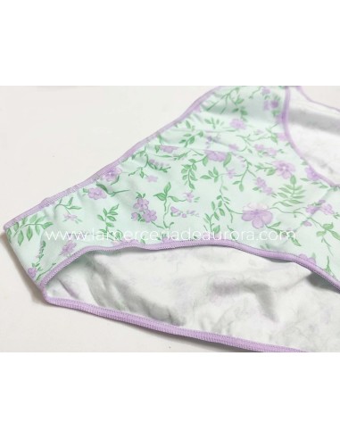 Naiara 620 - Floral mediano y verde