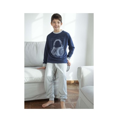 Pijama invierno interlock juvenil 3621 de Muslher