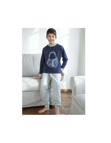 Pijama invierno interlock juvenil 3621 de Muslher